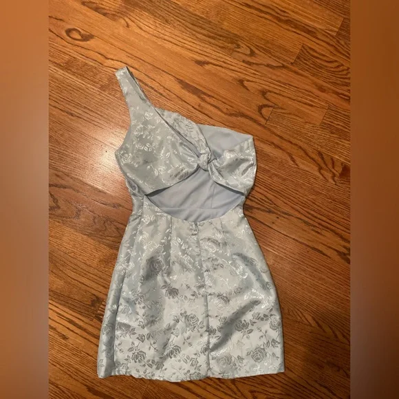 Lucy in the Sky One Shoulder Mini Dress - Picture 2 of 6